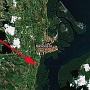 Localização do terreno a Maragojipe